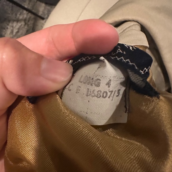 Vintage Burberry Long Trench Coat with Removable Wool Lining - Picture 11 of 15